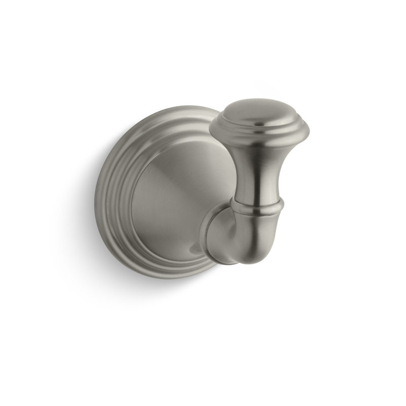 Devonshire Wall Mounted Robe Hook, Brushed Chrome