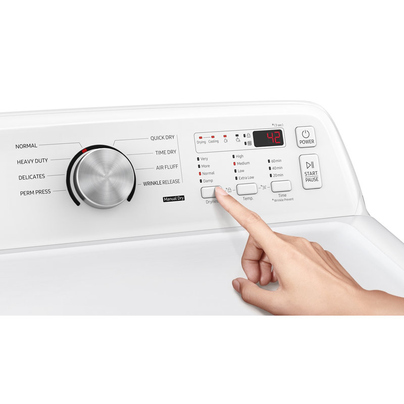 Samsung 4.4 cu. ft. Top Load Washer with ActiveWave Agitator and 7.2 cu. ft. Gas Dryer