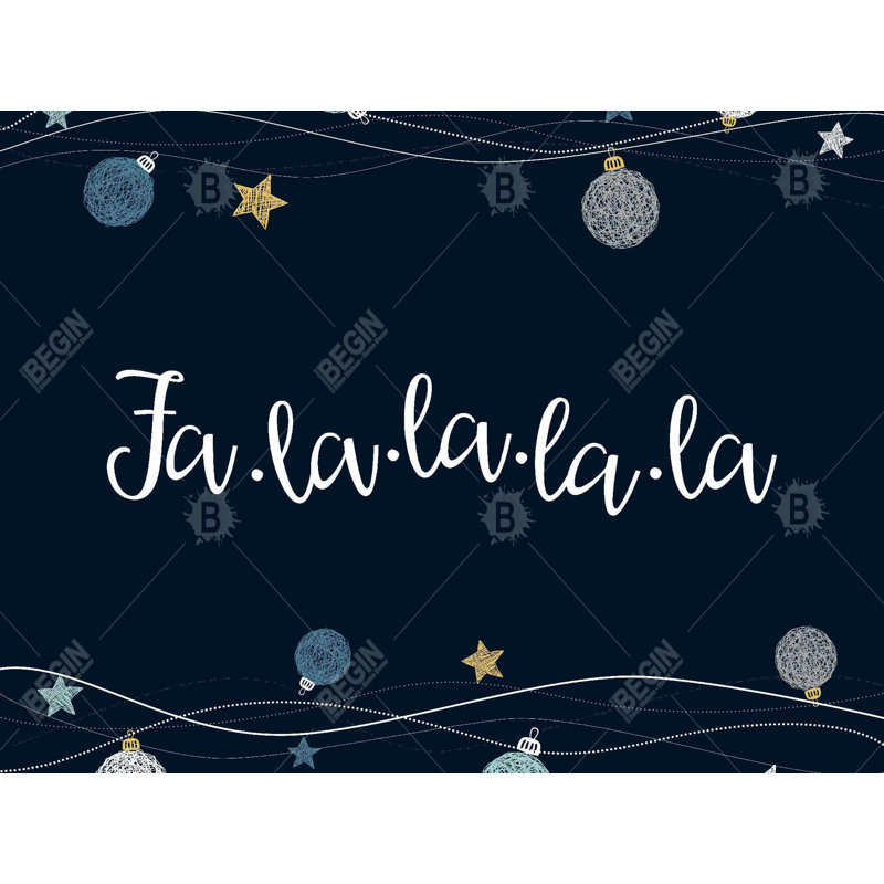 Fa-la-la-la-la Song Pattern Kitchen Duvet Cover | Home Decor