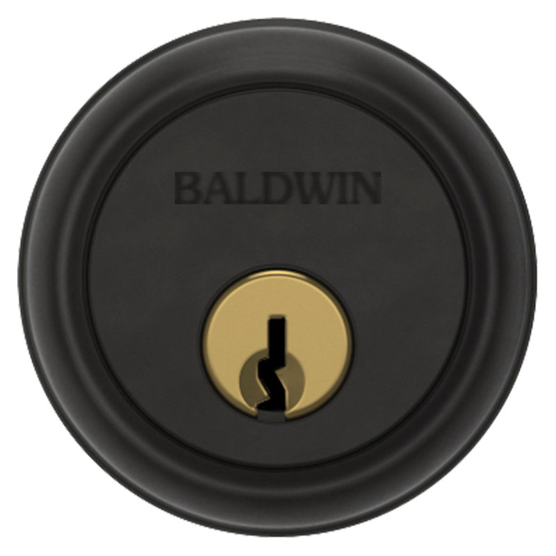 Traditional Single Cylinder Deadbolt for 1-5/8" Bore Hole, No, Vintage Brass