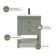 24" Single Bathroom Vanity Base Only, 2 Smooth Drawers, Sink not Included