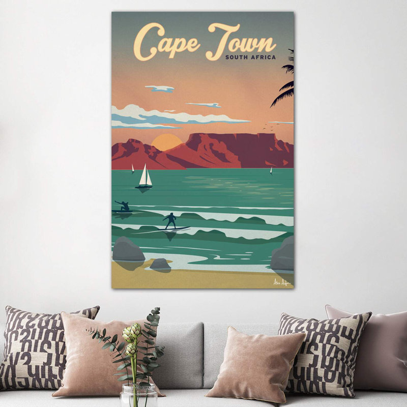 Cape Town - Wrapped Canvas Print, 152.5 cm H x 101.5 cm W