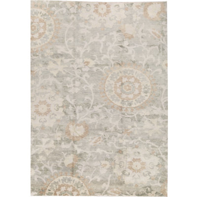Hand-Knotted High-Quality Multi-Colored Area Rug