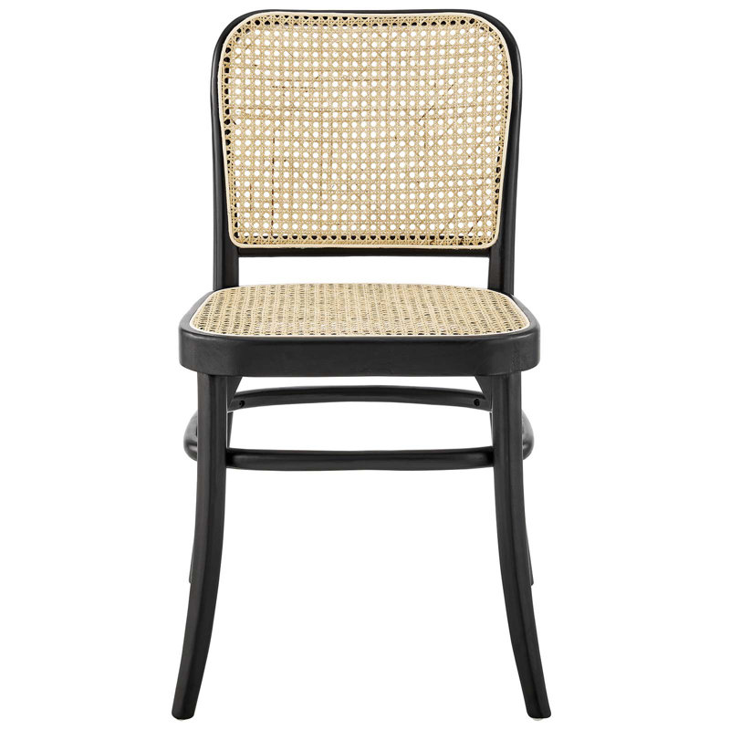 Modway Winona Wood Dining Side Chair, Black