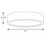 Plafonnier encastré cylindrique simple à 1 lumière Nitesh-24418234-24418236