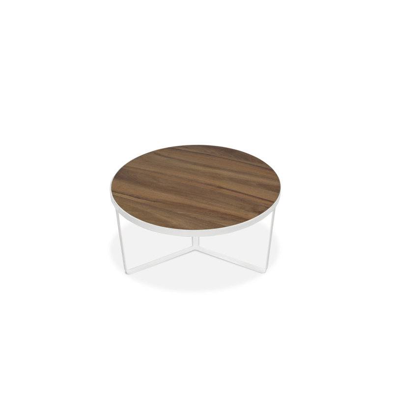 Imala Block Coffee Table, White
