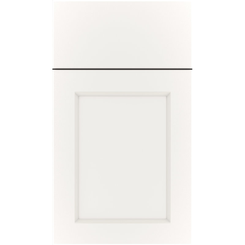 Échantillon de porte de récolte à accès complet Dwelling, Satin Whitecap