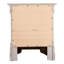 Table de chevet en bois avec des tiroirs complexes-1941637063