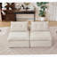 Versatile Modular Sofa With Soft Fabric And Multiple Pillows For Relaxation-208203383