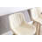 30 Inch Set Of 2 Bar Stools,With Chrome Footrest Velvet Fabric Counter Stool Golden Leg Simple High Bar Stool,CREAM