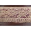 Tapis de couloir en Tapis décoratif laine noué à la main de conception unique 5 pi 4 po x 12 pi 4 po 1950s Ivoire