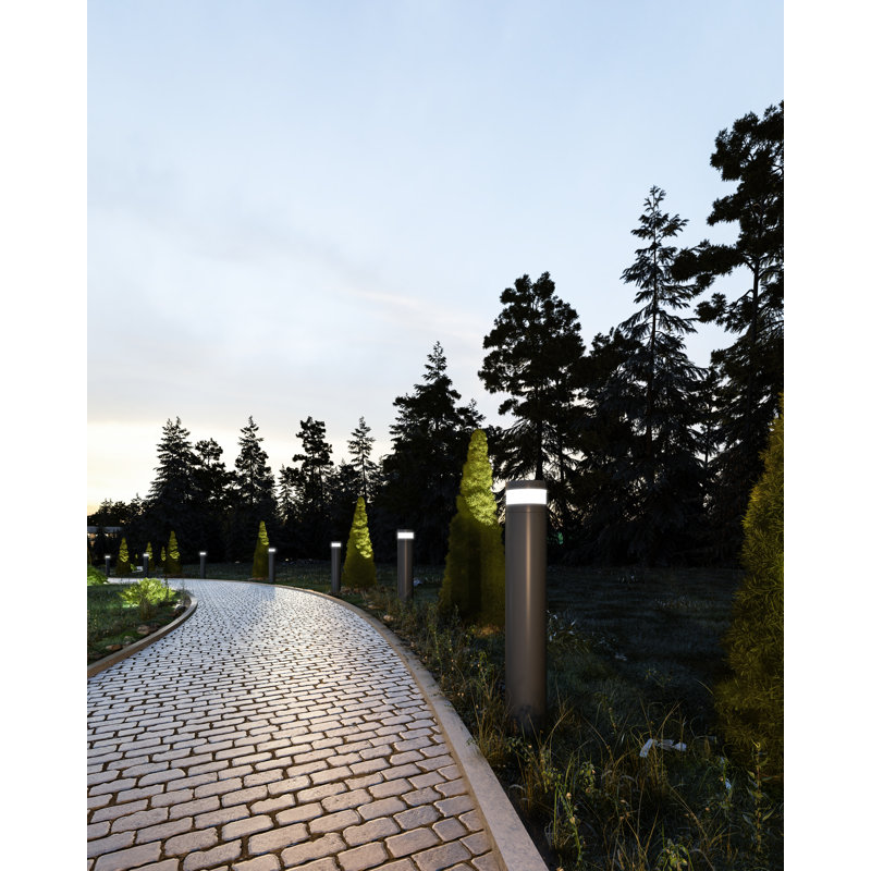 Windermere LED Bollard Light, 28.38" H x 6.38" W x 6.38" D
