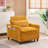 39“Soft And Comfortable Corduroy Fabric Sofa-548905341