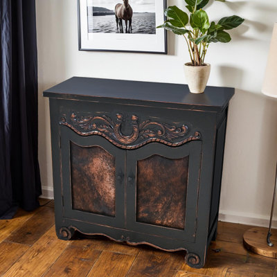 Armoire en cuir Saddle Ridge