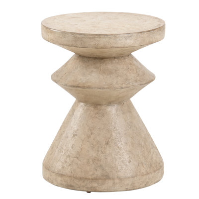 Triptic Concrete Accent Stool by Wildwood