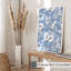 «Floral Winter Blue Flowers», reproduction d'art non encadrée-1004978843