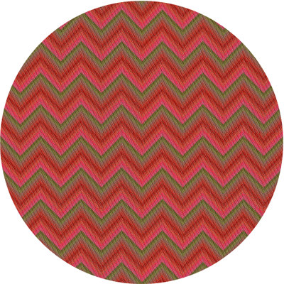Tapis de zone marron à motifs