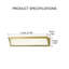 24-inch All-in-one Led Bathroom Vanity Light Strip, Suitable For Both Dry And Humid Indoor Environments.-1222190542