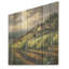 «Vineyard Charm», art mural sur bois de pin naturel-854075240