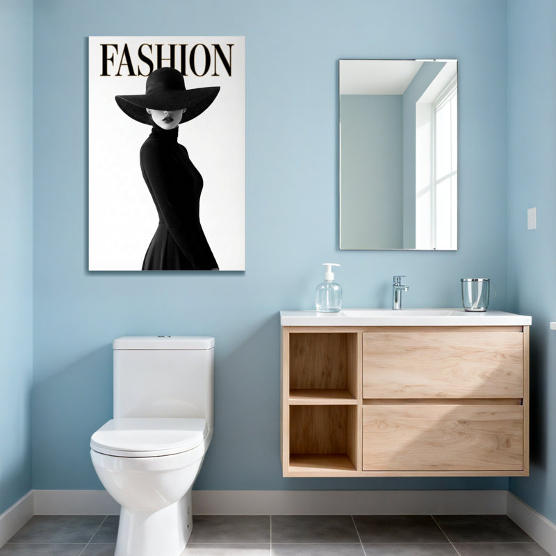 Mannequin avec chapeau large, H 12 po x l 18 po