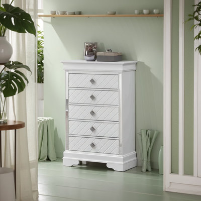 Verona G6790-CH Chest , Silver Champagne