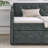 Daybed Trundle Upholstered Tufted Sofa Bed Waved Shape Arms