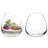 Set of 2 – 5-Inch Clear Glass Terrariums for Air Plants, Succulents or Tealight Candles – Mini Bowl Vases for Table Décor