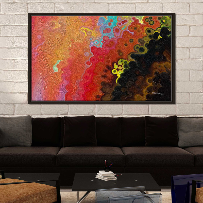 «Jesus Christ The Truth, John 1/14» par Mark Lawrence, impression, H 27,5 po x l 43,5 po x P 2 po, Cadre flottant espresso