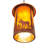 8 - Light Rust Pendant