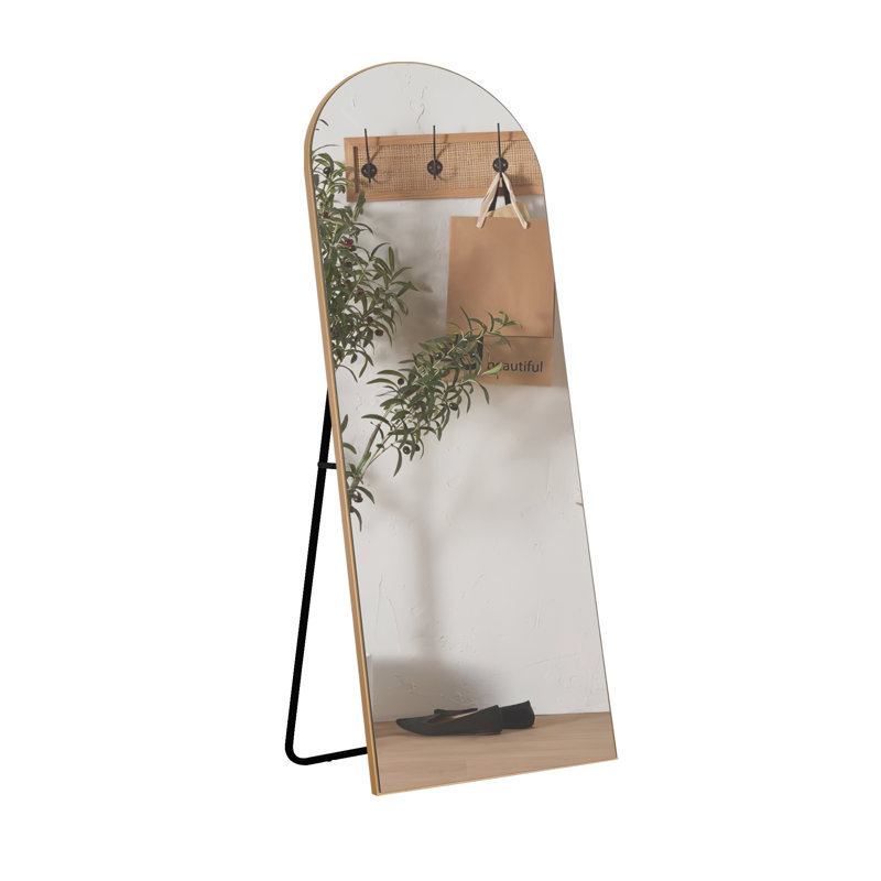 Miroir sur pied pleine longueur, Or