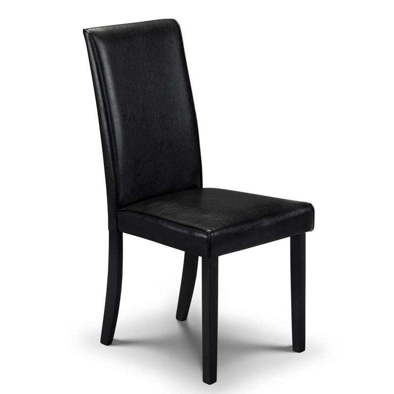 Darielle Upholstered Dining Chair, Black