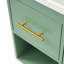 Ensemble de meuble-lavabo 36 po avec lavabo en résine, armoire de salle de bain simple autoportante moderne avec 2 tiroirs et 2 compartiments de rangement, meuble de rangement pour salle de bain, ensemble de meuble-lavabo avec cadre en bois massif