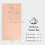 Ensemble de serviettes 100% coton 400GSM Essential-112065823-102362693
