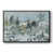 Toile avec cadre flottant noir