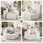 Fauteuil surdimensionné en chenille de 54 po avec coussins décoratifs-84124464