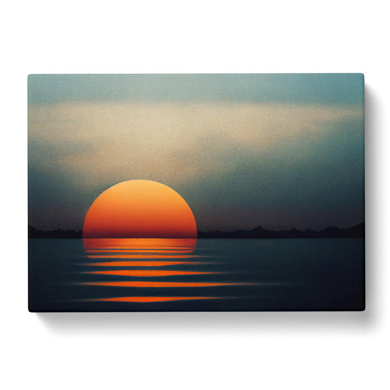 Cosmopolitan Seascape At Sunset - Wrapped Canvas, 50cm H x 76cm W x 3cm D