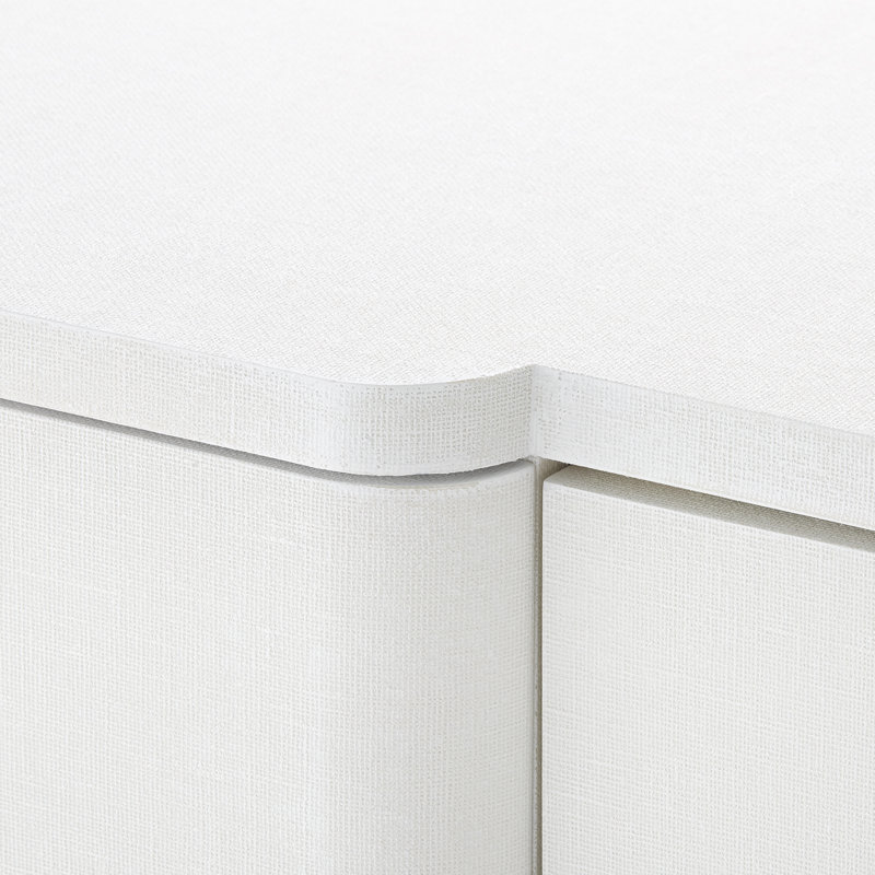 Audrey 71'' W Sideboard, White, Bronze, No