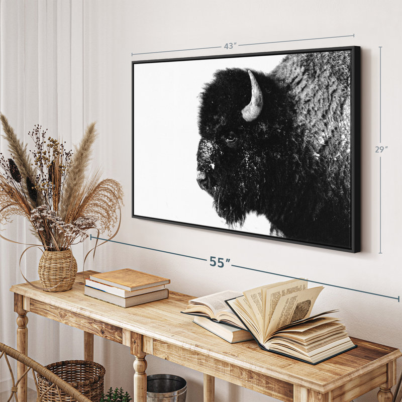 " Black Bison ", 43" H x 29" W