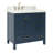 Ariel Cambridge 36 In. Right Offset Vanity With 2 In. Carrara Marble Countertop-105903788
