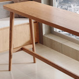 A high-end solid wood table for home use