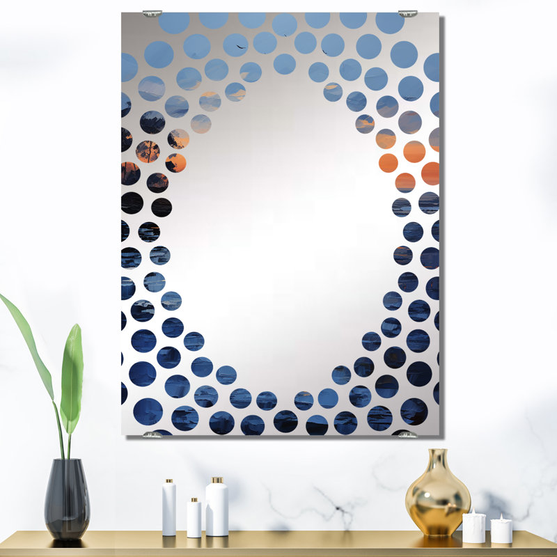 Rikkita - Miroir mural Coastal Sunset MIR132981, 40 po x 30 po