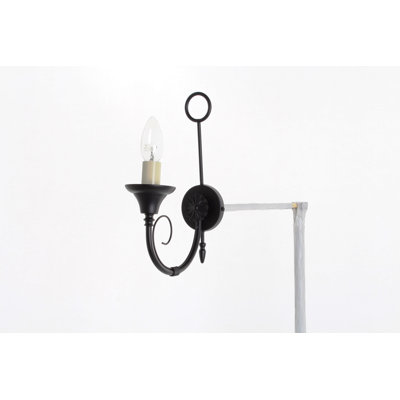 Kentfield Steel Candle Wall Light