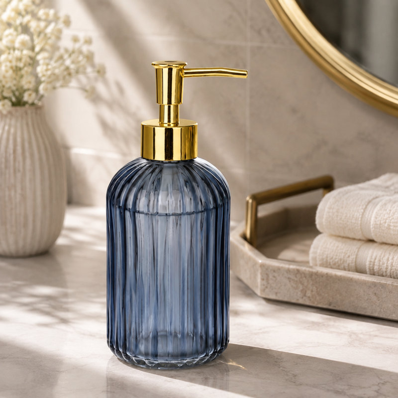 Glass Bathroom Accessories Set