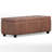 Hamilton 48"W Upholstered Vegan Leather Transitional Rectangular Lift-Up Storage Ottoman Bench with Nailhead Trim-463868149