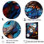 Pop Art, chouette, sagesse, crépuscule sur toile-97027600-97027601