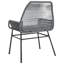 Chaises de patio 2 pièces avec coussins poly rotin-46841203-46841202