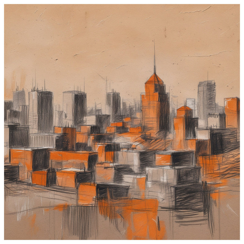 Coussins décoratifs orange, 14 X 14 pouces