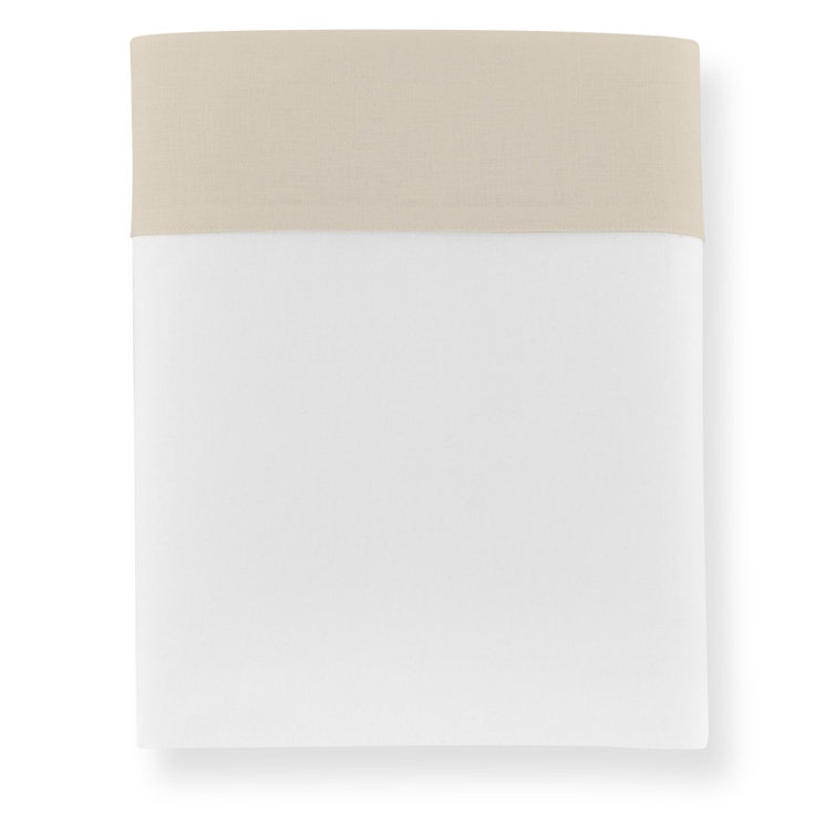 Mandalay Cuff 200 Thread Count 100% Cotton Flat Sheet