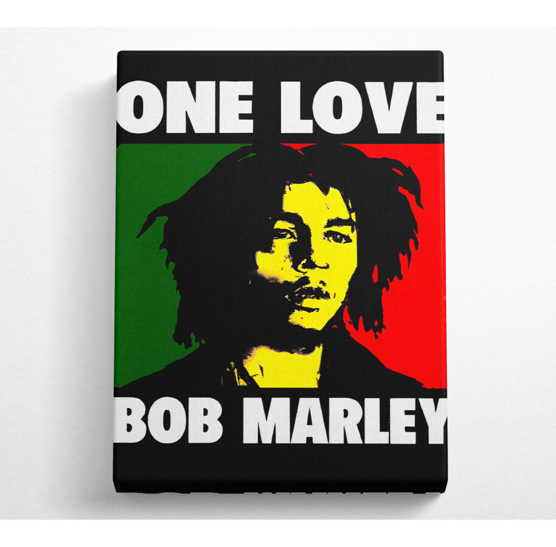 Bob Marley One Love - Kunstdrucke auf Leinwand