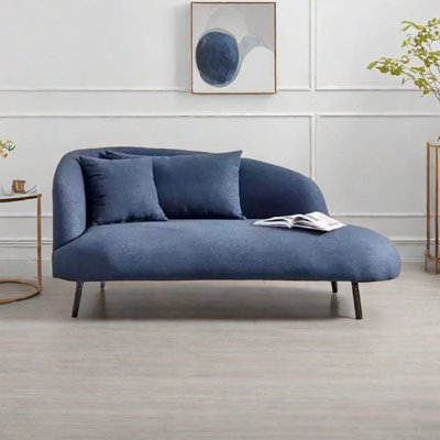 Chaises longues ergonomiques en métal avec pieds confortables